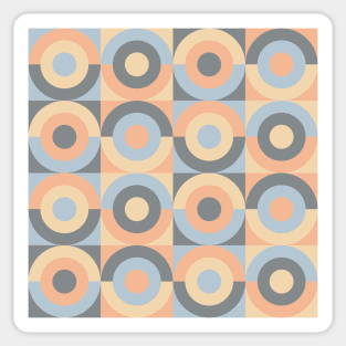 Retro geometric pattern 2 Sticker